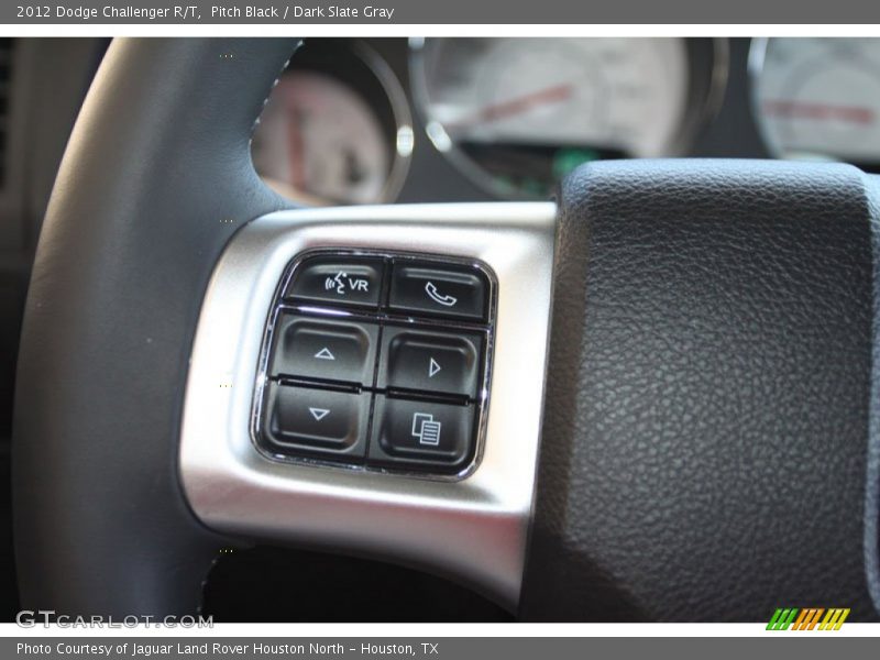 Pitch Black / Dark Slate Gray 2012 Dodge Challenger R/T