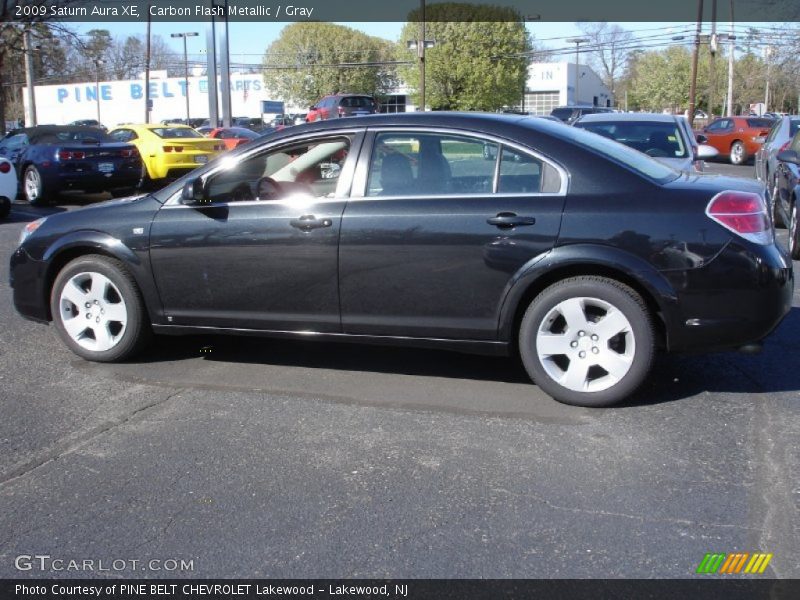 Carbon Flash Metallic / Gray 2009 Saturn Aura XE