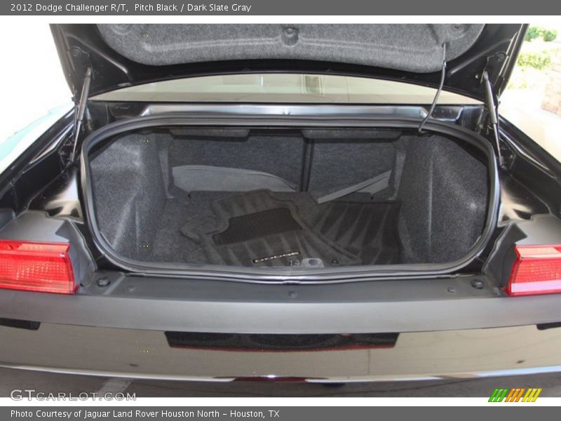 Pitch Black / Dark Slate Gray 2012 Dodge Challenger R/T