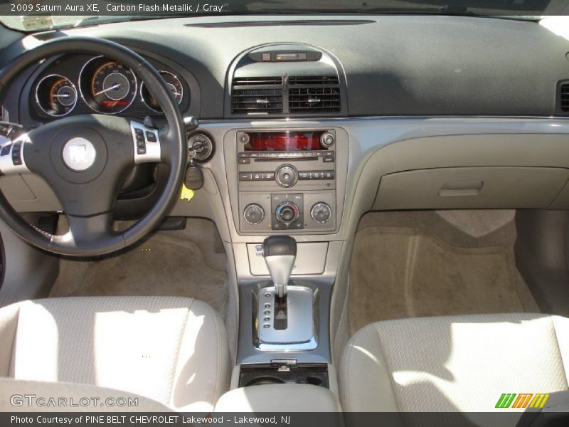 Carbon Flash Metallic / Gray 2009 Saturn Aura XE