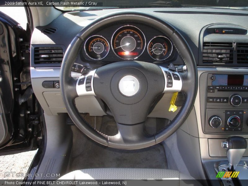 Carbon Flash Metallic / Gray 2009 Saturn Aura XE