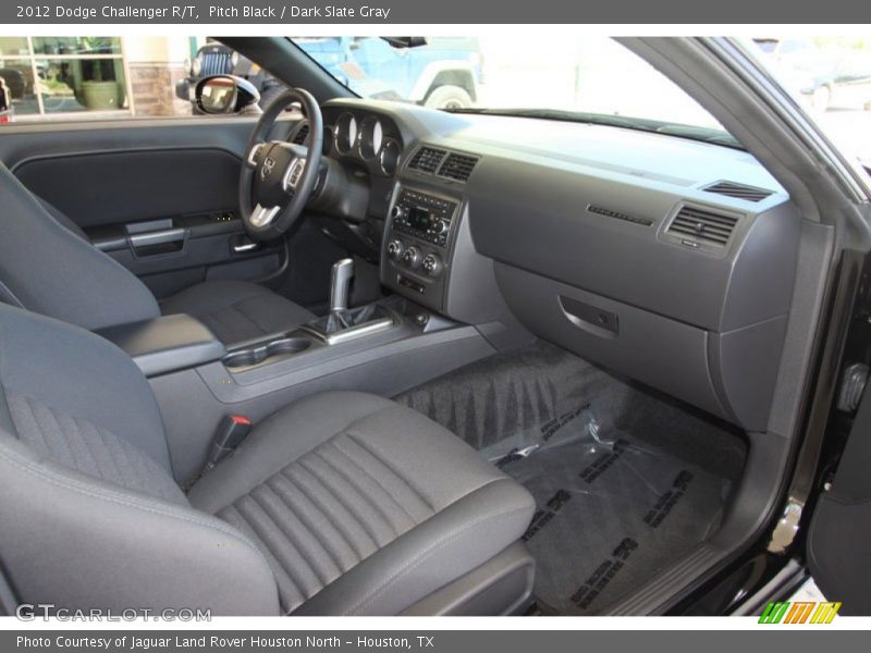 Pitch Black / Dark Slate Gray 2012 Dodge Challenger R/T