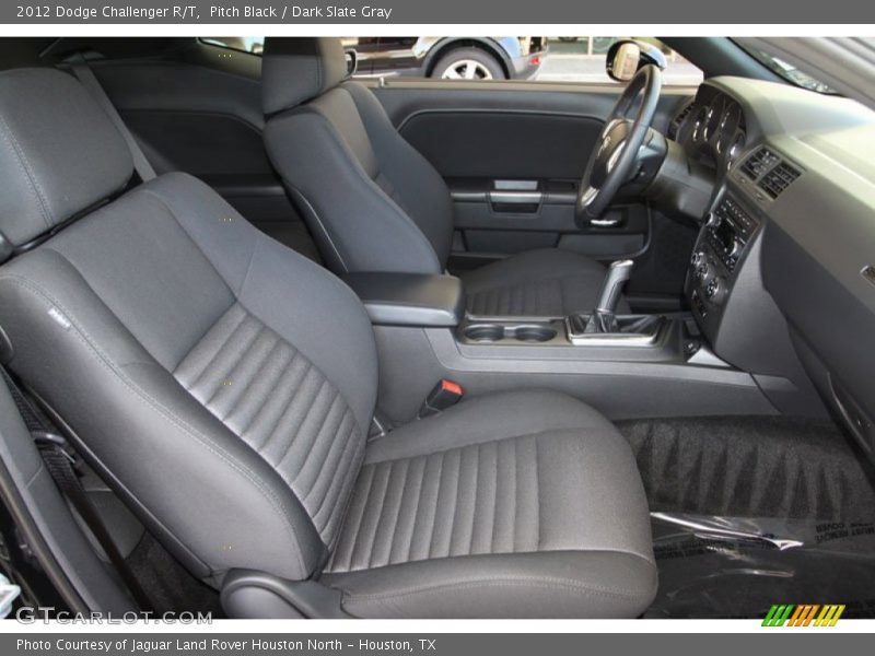 Pitch Black / Dark Slate Gray 2012 Dodge Challenger R/T