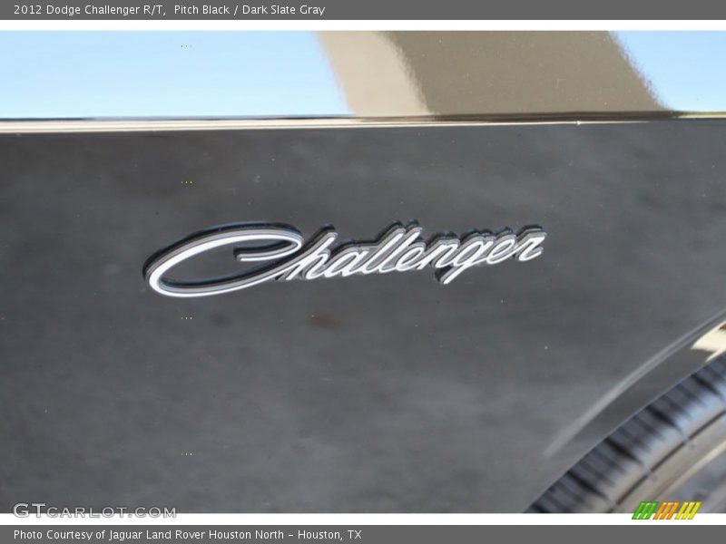 Pitch Black / Dark Slate Gray 2012 Dodge Challenger R/T