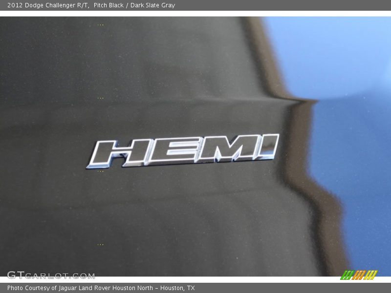 Pitch Black / Dark Slate Gray 2012 Dodge Challenger R/T
