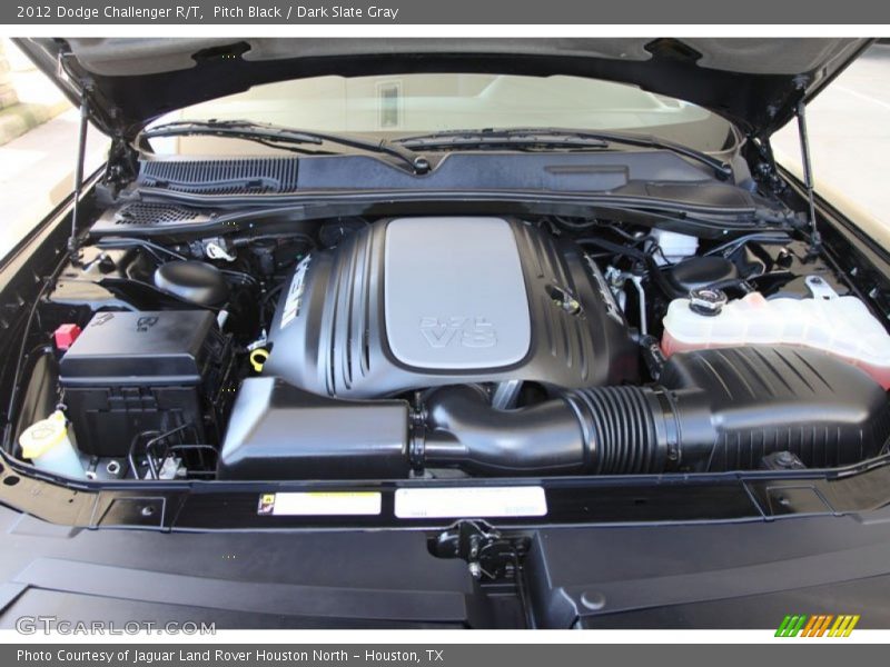 Pitch Black / Dark Slate Gray 2012 Dodge Challenger R/T