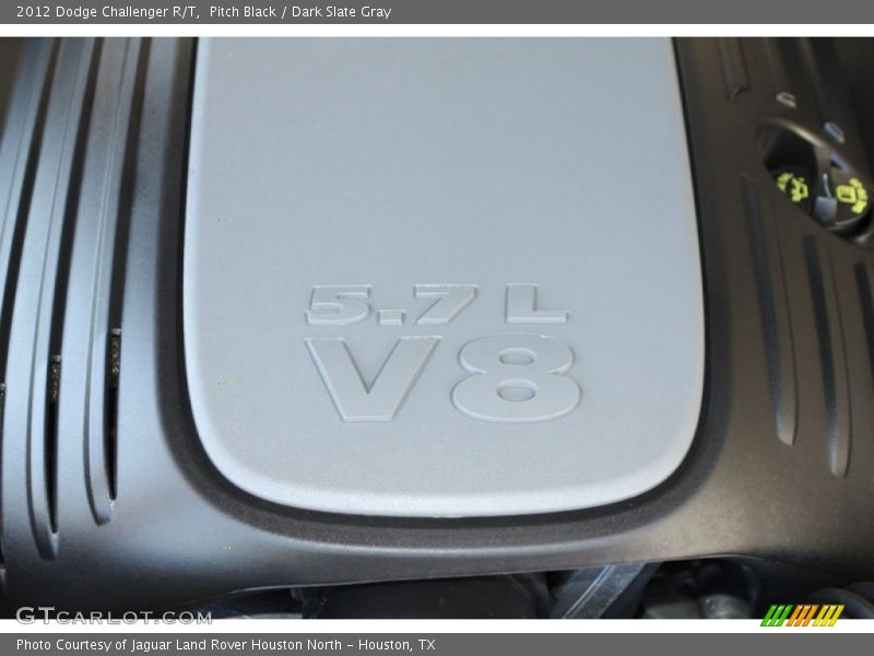 Pitch Black / Dark Slate Gray 2012 Dodge Challenger R/T