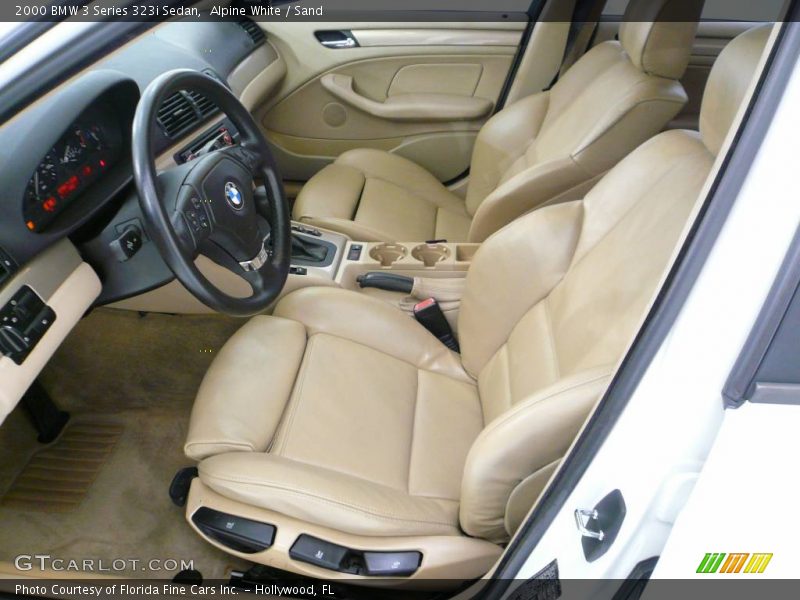 Alpine White / Sand 2000 BMW 3 Series 323i Sedan