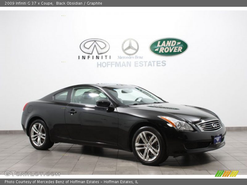 Black Obsidian / Graphite 2009 Infiniti G 37 x Coupe