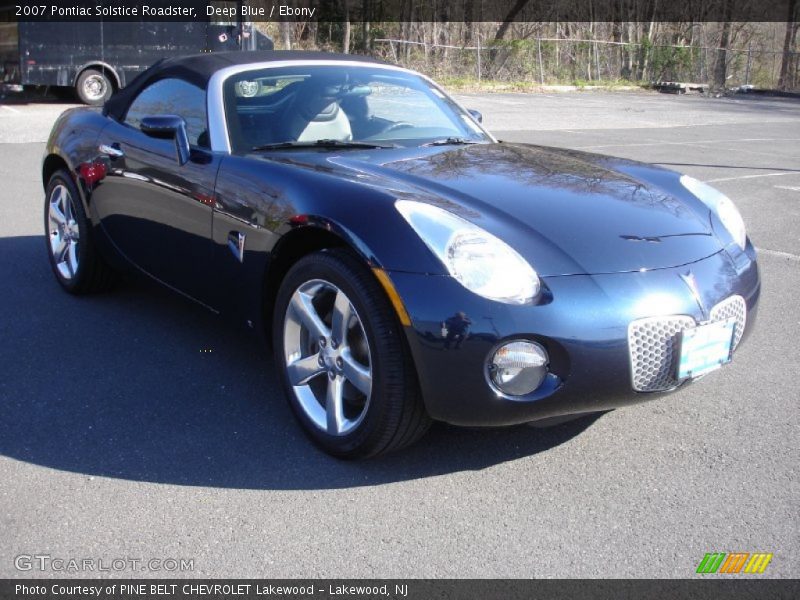 Deep Blue / Ebony 2007 Pontiac Solstice Roadster