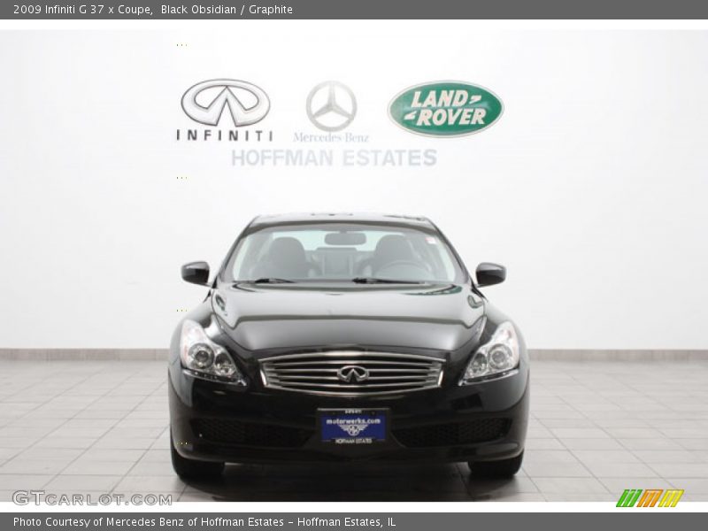 Black Obsidian / Graphite 2009 Infiniti G 37 x Coupe