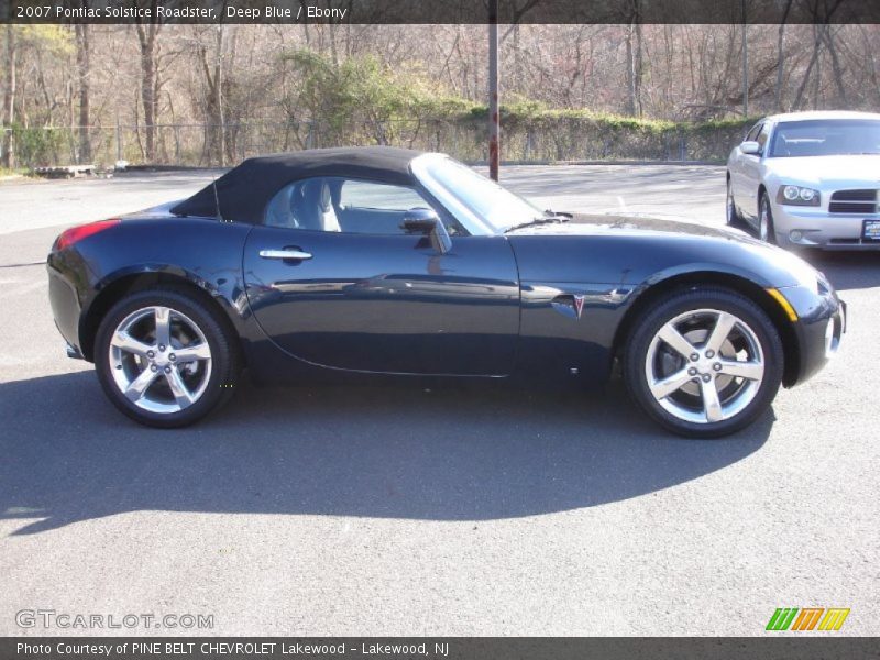 Deep Blue / Ebony 2007 Pontiac Solstice Roadster