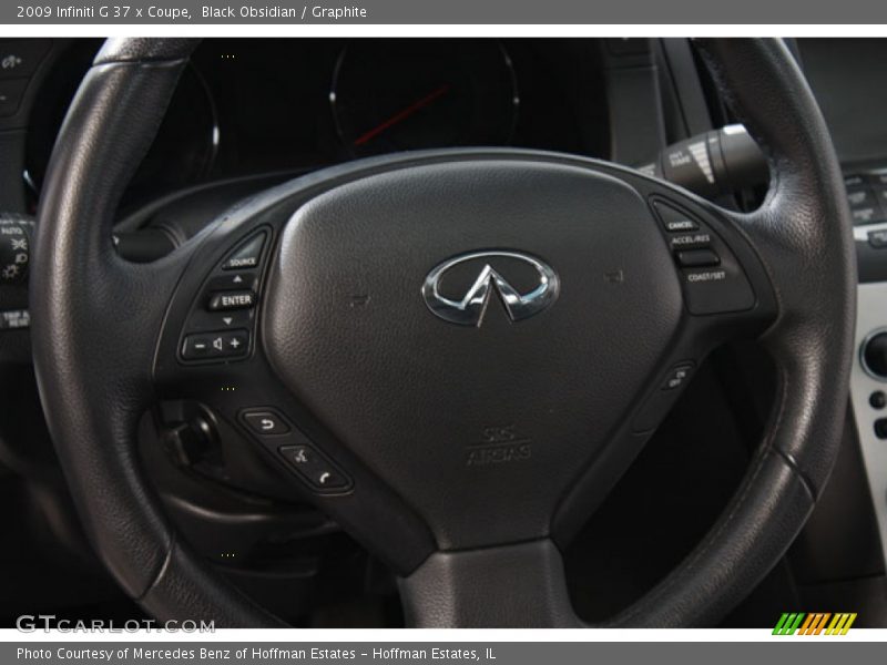 Black Obsidian / Graphite 2009 Infiniti G 37 x Coupe