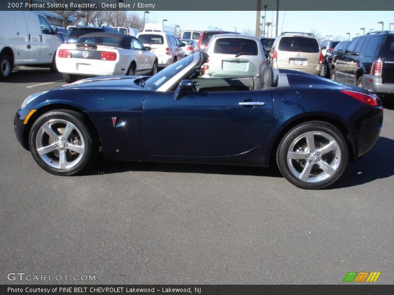 Deep Blue / Ebony 2007 Pontiac Solstice Roadster