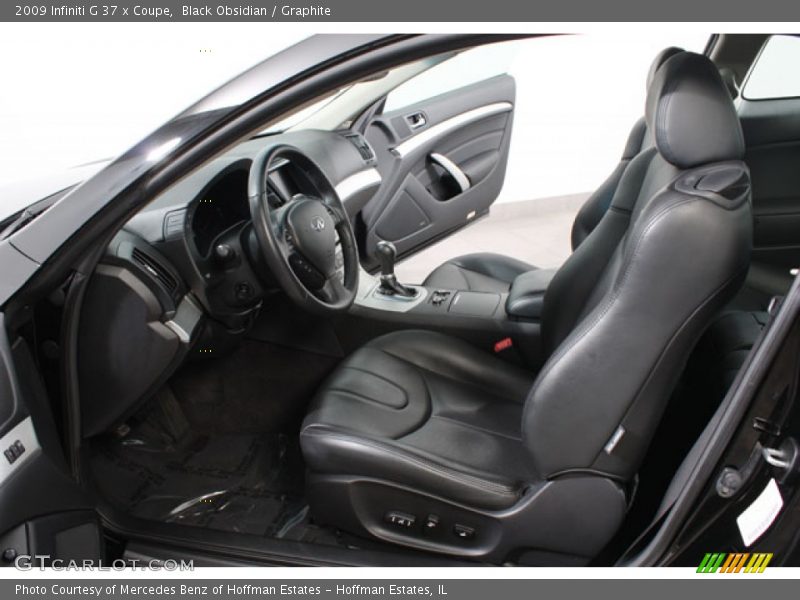 Black Obsidian / Graphite 2009 Infiniti G 37 x Coupe