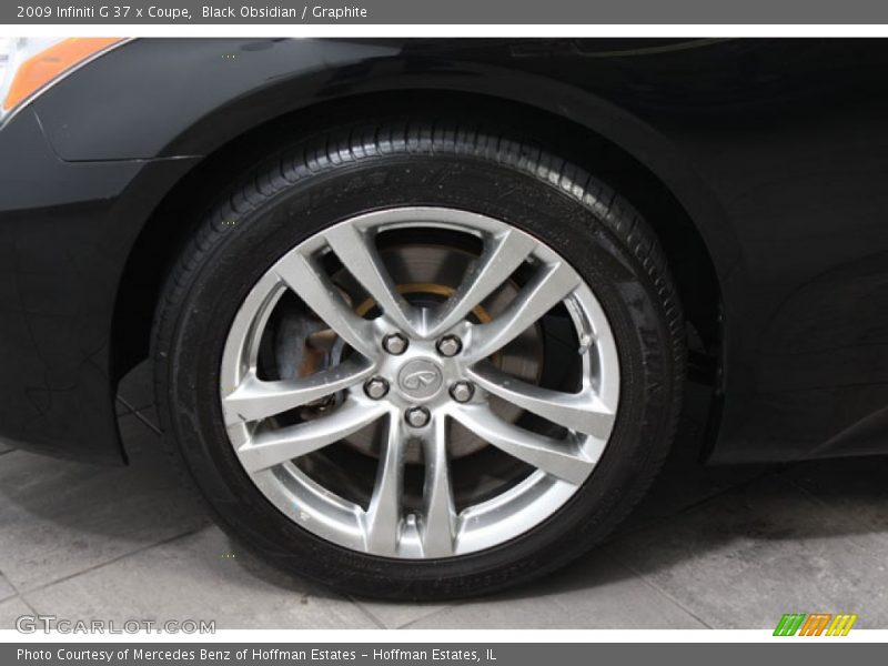 Black Obsidian / Graphite 2009 Infiniti G 37 x Coupe