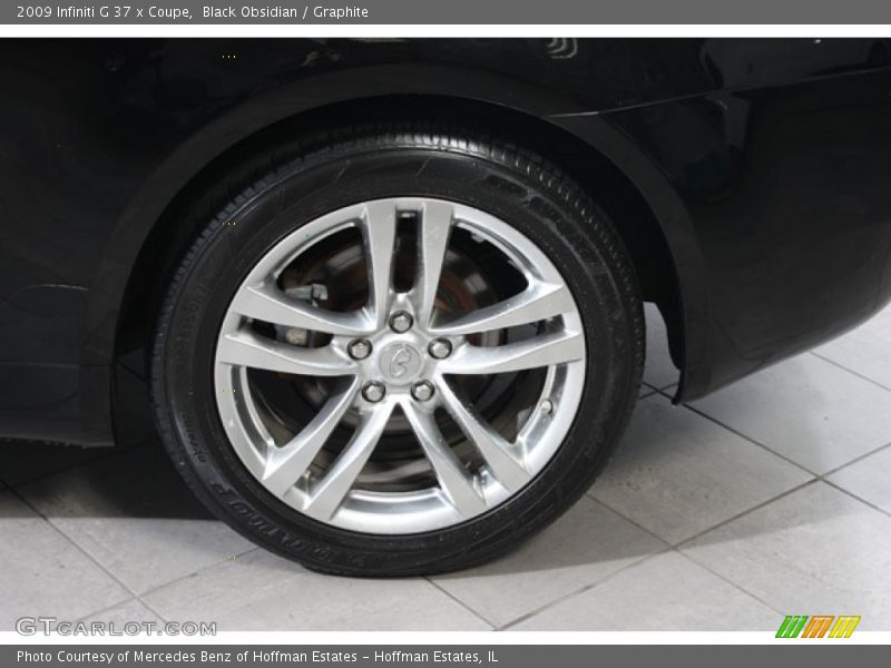 Black Obsidian / Graphite 2009 Infiniti G 37 x Coupe