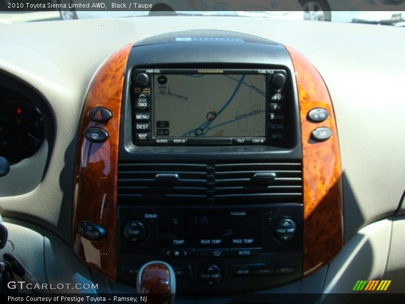 Black / Taupe 2010 Toyota Sienna Limited AWD