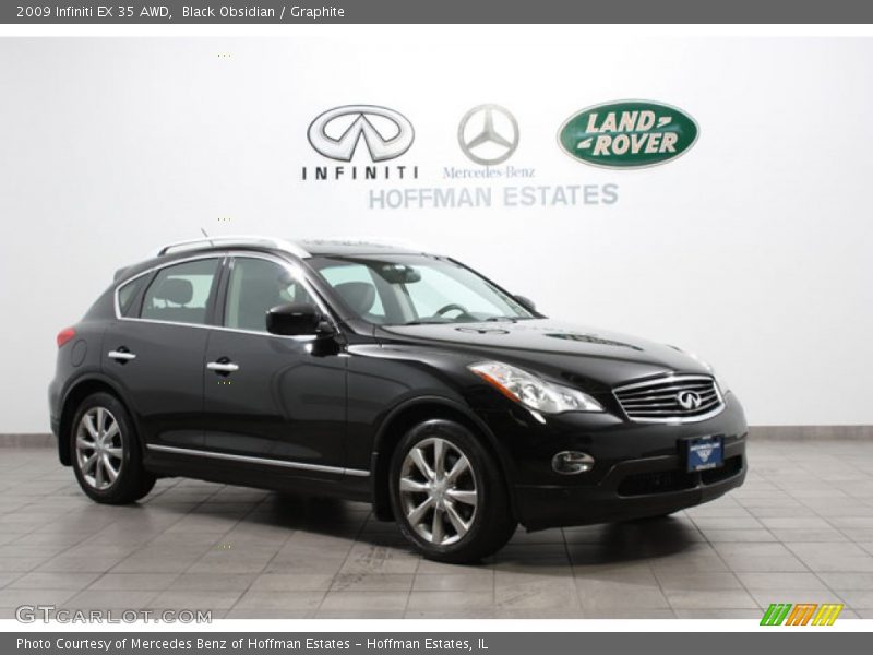 Black Obsidian / Graphite 2009 Infiniti EX 35 AWD