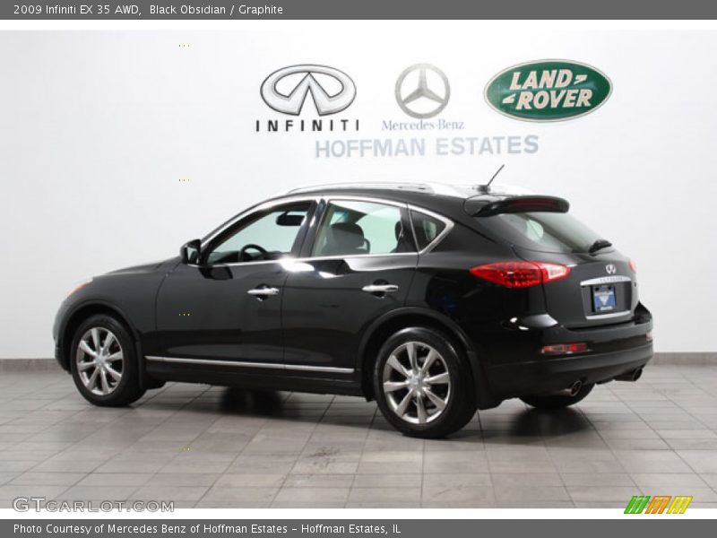 Black Obsidian / Graphite 2009 Infiniti EX 35 AWD