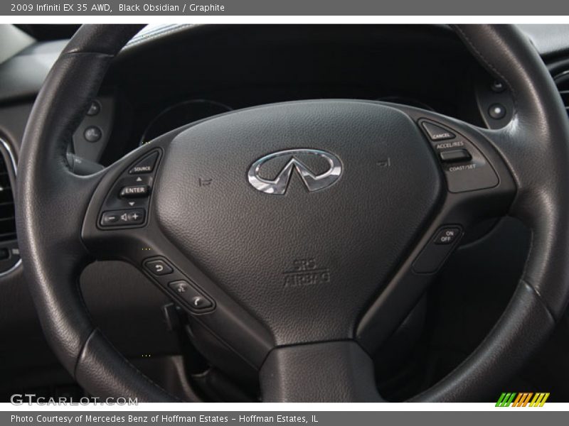 Black Obsidian / Graphite 2009 Infiniti EX 35 AWD