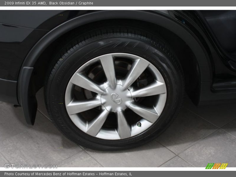 Black Obsidian / Graphite 2009 Infiniti EX 35 AWD