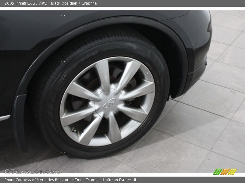 Black Obsidian / Graphite 2009 Infiniti EX 35 AWD