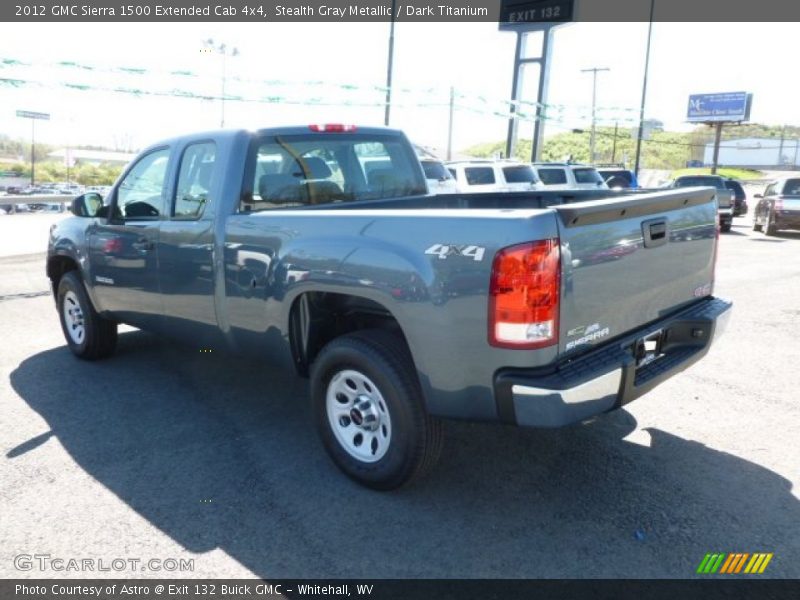 Stealth Gray Metallic / Dark Titanium 2012 GMC Sierra 1500 Extended Cab 4x4