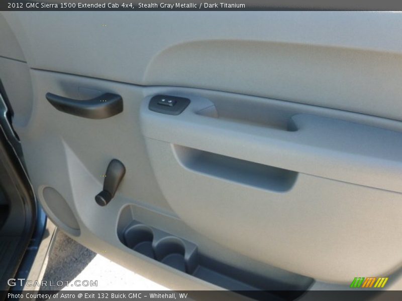 Stealth Gray Metallic / Dark Titanium 2012 GMC Sierra 1500 Extended Cab 4x4