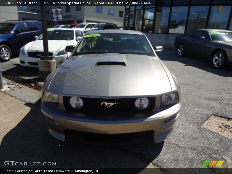 Vapor Silver Metallic / Black/Dove 2009 Ford Mustang GT/CS California Special Coupe