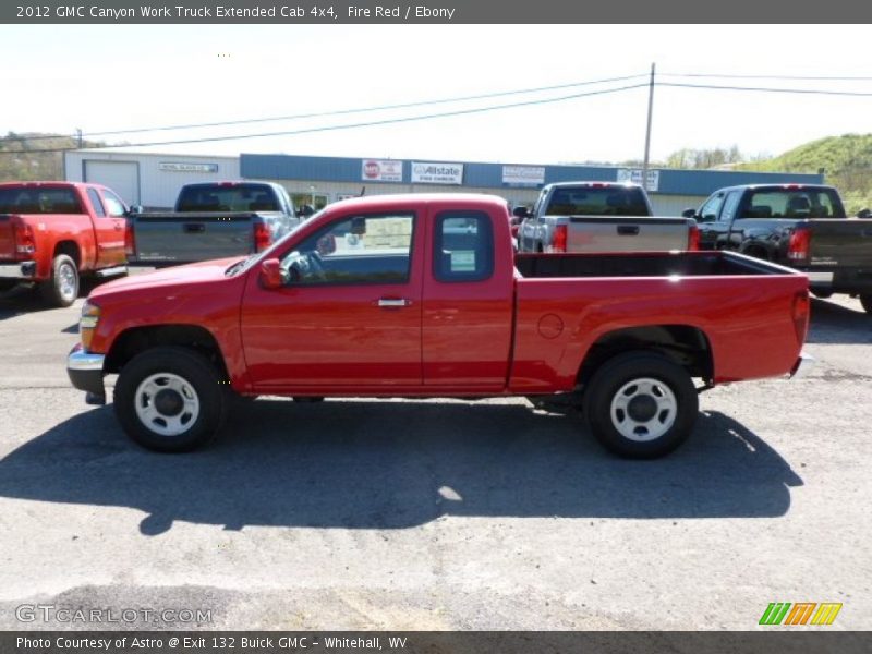 Fire Red / Ebony 2012 GMC Canyon Work Truck Extended Cab 4x4
