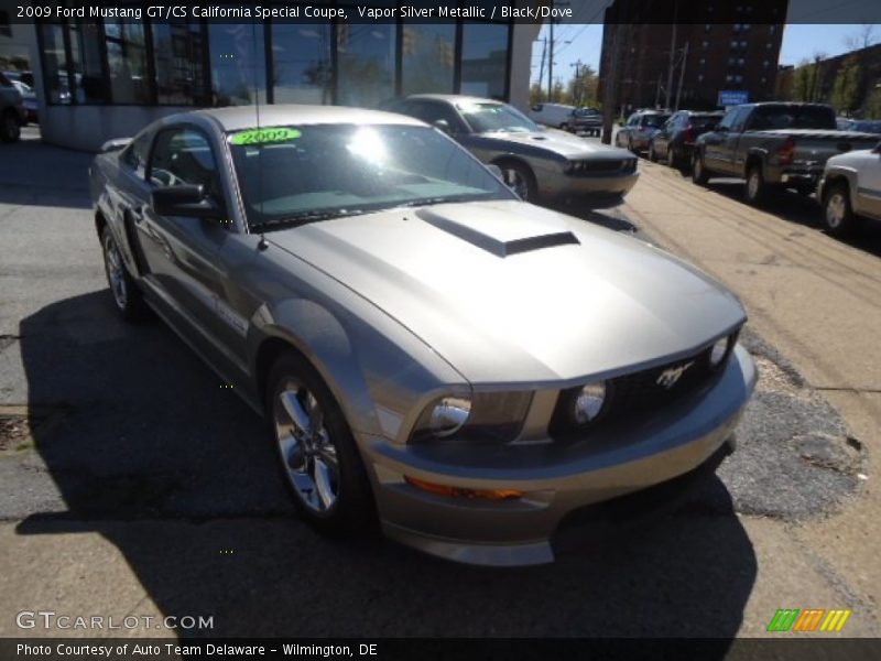 Vapor Silver Metallic / Black/Dove 2009 Ford Mustang GT/CS California Special Coupe