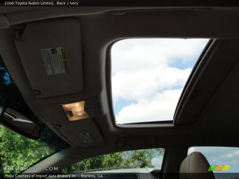 Black / Ivory 2006 Toyota Avalon Limited