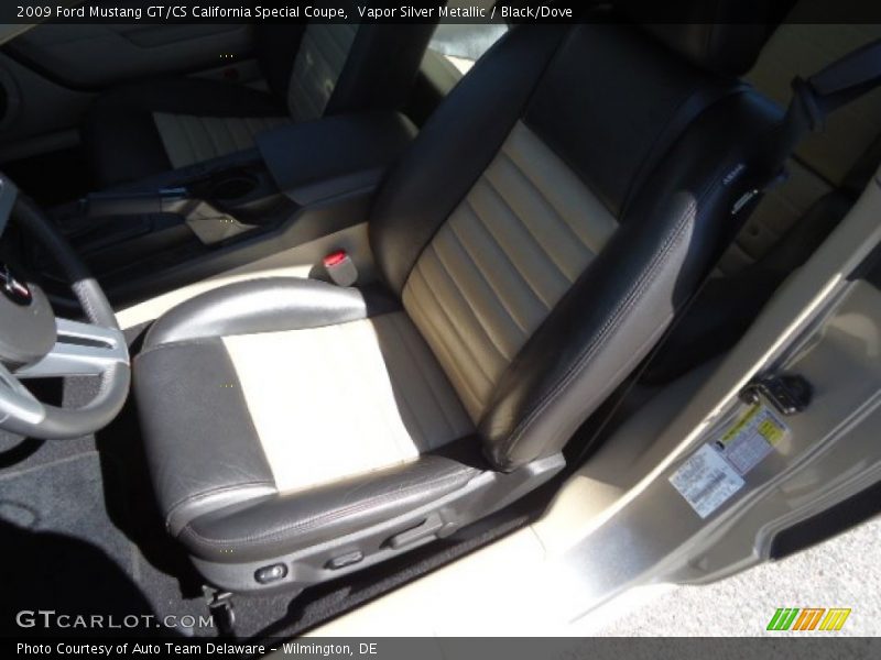 Vapor Silver Metallic / Black/Dove 2009 Ford Mustang GT/CS California Special Coupe