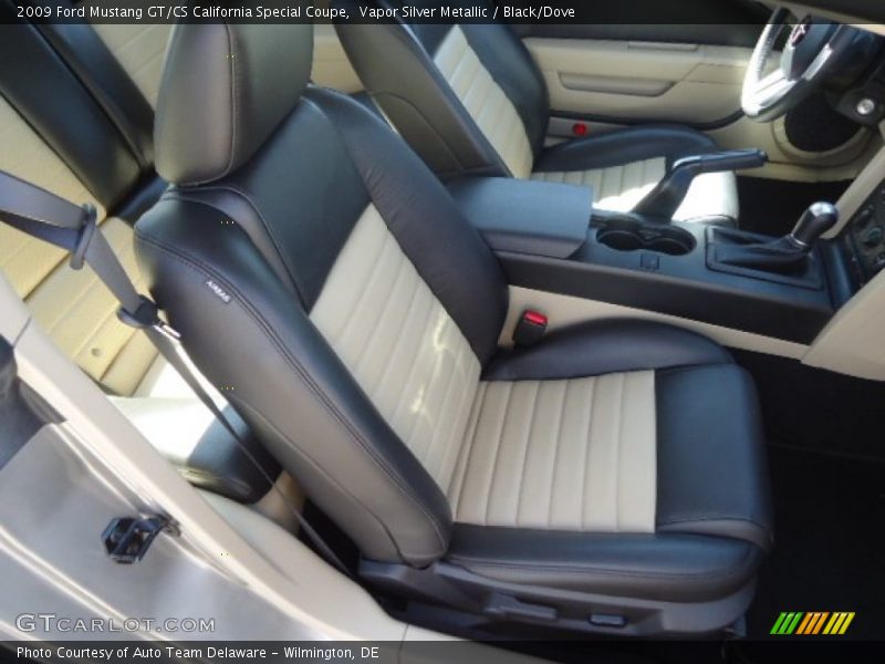 Vapor Silver Metallic / Black/Dove 2009 Ford Mustang GT/CS California Special Coupe