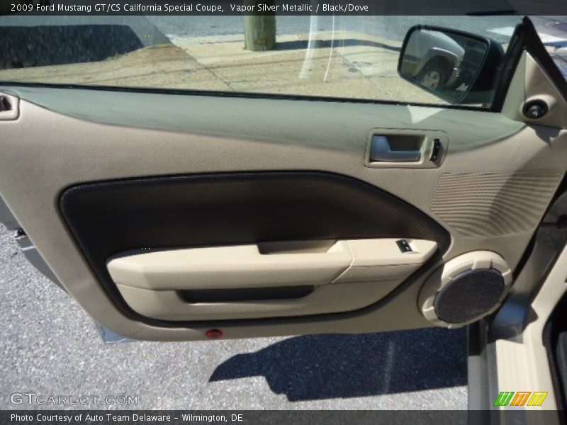 Vapor Silver Metallic / Black/Dove 2009 Ford Mustang GT/CS California Special Coupe
