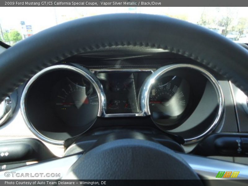 Vapor Silver Metallic / Black/Dove 2009 Ford Mustang GT/CS California Special Coupe