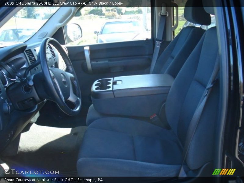 Onyx Black / Ebony 2009 GMC Sierra 2500HD SLE Crew Cab 4x4