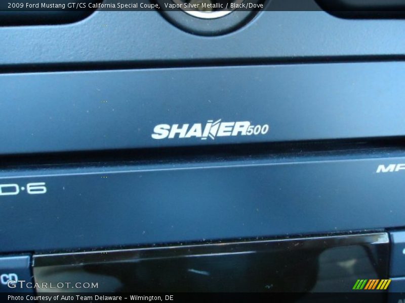 Vapor Silver Metallic / Black/Dove 2009 Ford Mustang GT/CS California Special Coupe