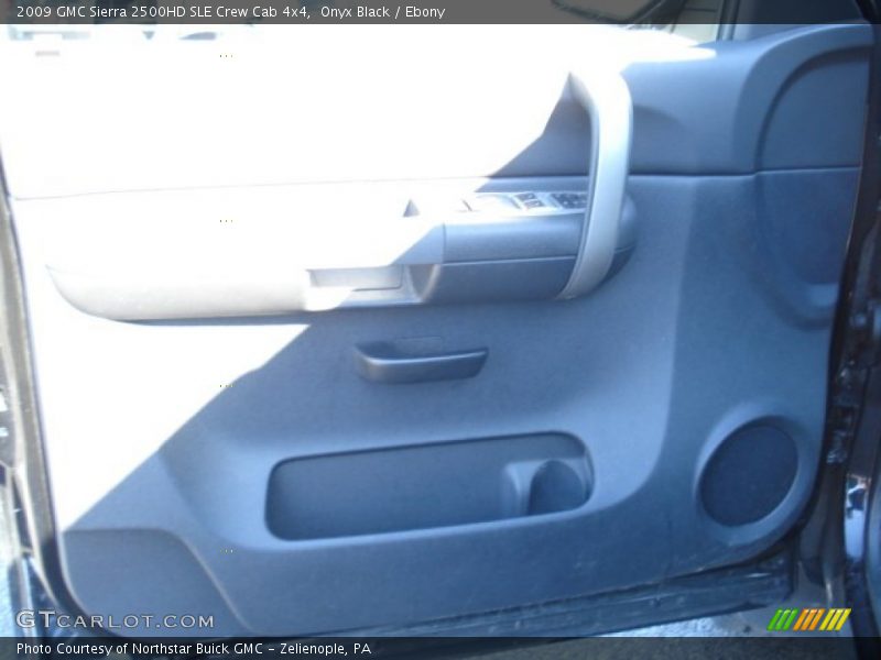 Onyx Black / Ebony 2009 GMC Sierra 2500HD SLE Crew Cab 4x4