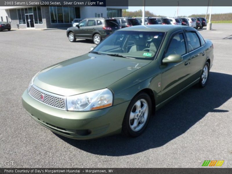 Silver Green / Light Tan 2003 Saturn L Series L200 Sedan