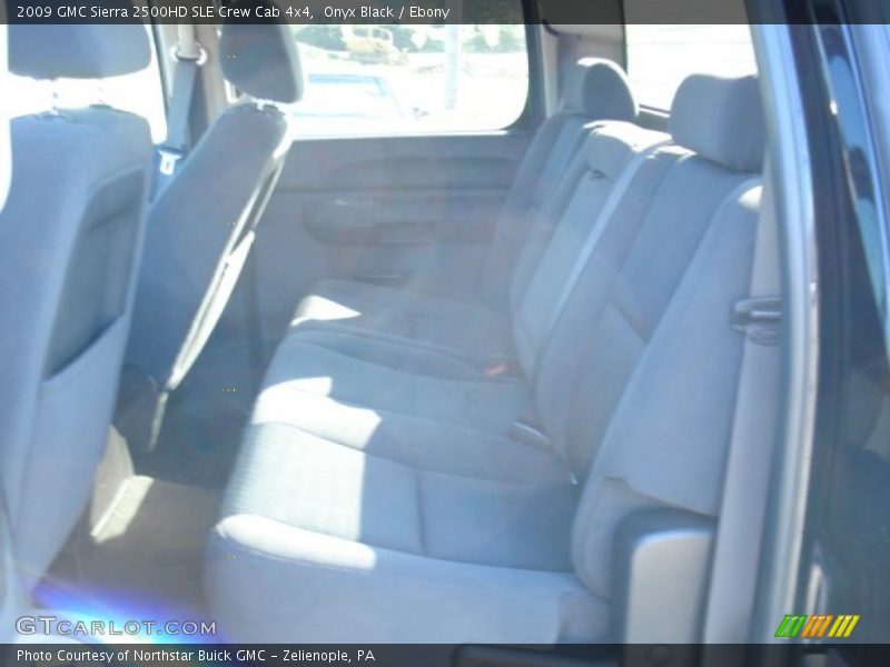 Onyx Black / Ebony 2009 GMC Sierra 2500HD SLE Crew Cab 4x4