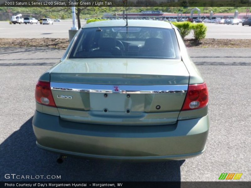 Silver Green / Light Tan 2003 Saturn L Series L200 Sedan