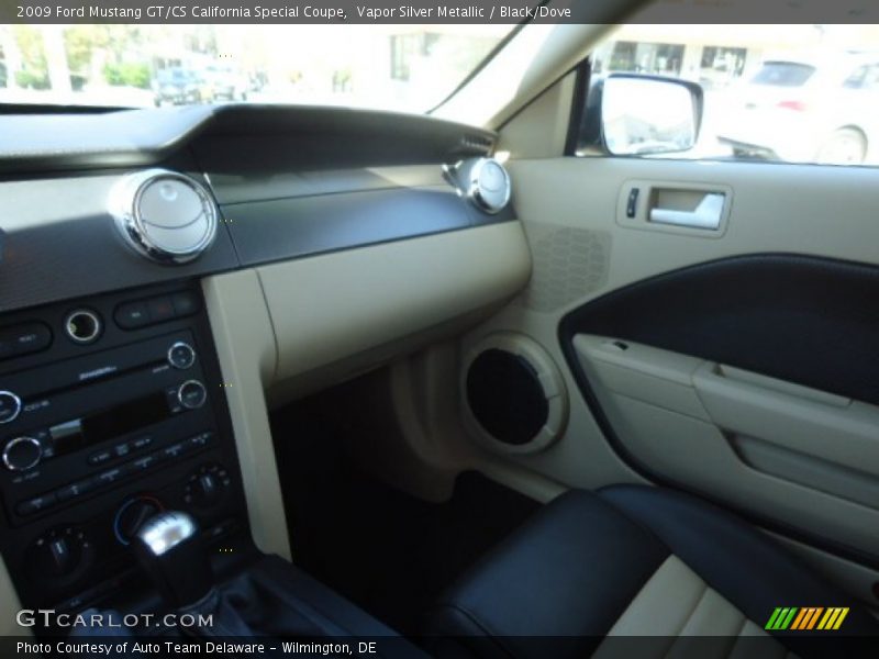 Vapor Silver Metallic / Black/Dove 2009 Ford Mustang GT/CS California Special Coupe