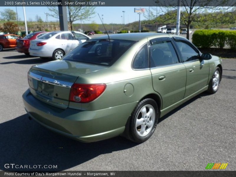 Silver Green / Light Tan 2003 Saturn L Series L200 Sedan