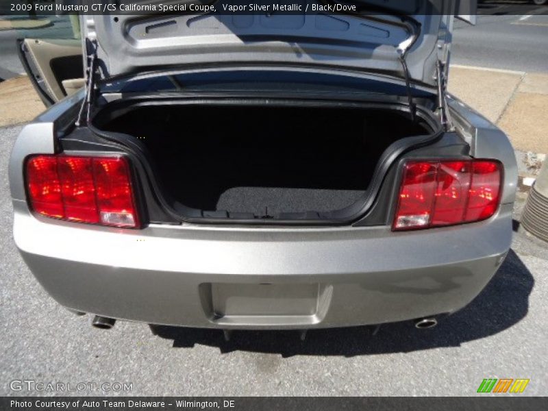 Vapor Silver Metallic / Black/Dove 2009 Ford Mustang GT/CS California Special Coupe