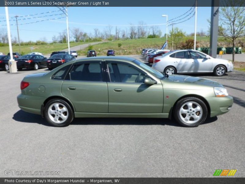 Silver Green / Light Tan 2003 Saturn L Series L200 Sedan