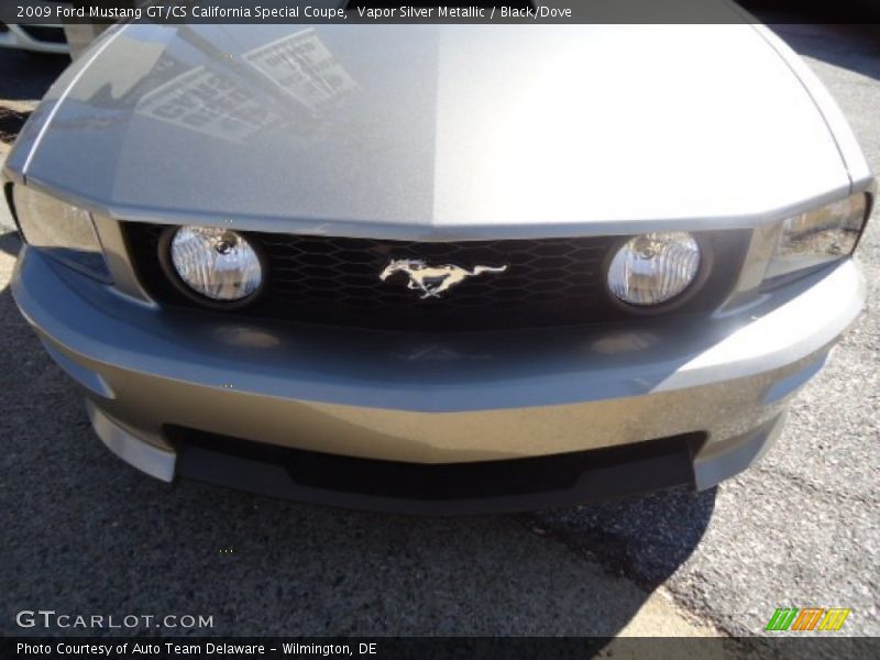 Vapor Silver Metallic / Black/Dove 2009 Ford Mustang GT/CS California Special Coupe