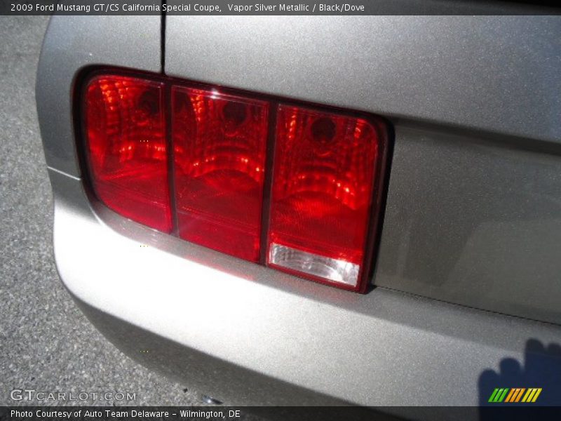 Vapor Silver Metallic / Black/Dove 2009 Ford Mustang GT/CS California Special Coupe