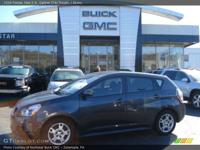 Carbon Gray Metallic / Ebony 2009 Pontiac Vibe 2.4